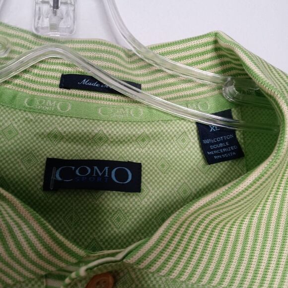 Como green polo shirt size XL - Picture 3 of 6